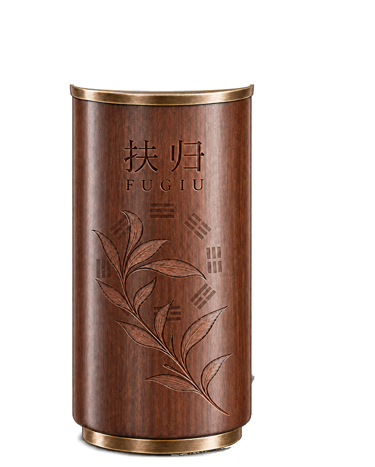 扶归木质签筒